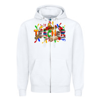 White cinco de mayo teacher Zipper Hoodie - Zillion Design Studio