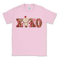 Bubblegum Pink xoxo charolais calf Classic Tee - RanaPortraitStore