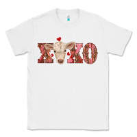 White xoxo charolais calf Classic Tee - RanaPortraitStore