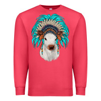 Cardinal calf indian headdress Premium Sweatshirt - JahusDesignShop