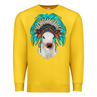 Lemon calf indian headdress Premium Sweatshirt - JahusDesignShop