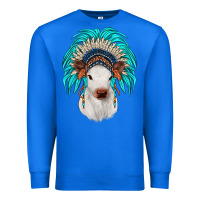 True Royal calf indian headdress Premium Sweatshirt - JahusDesignShop