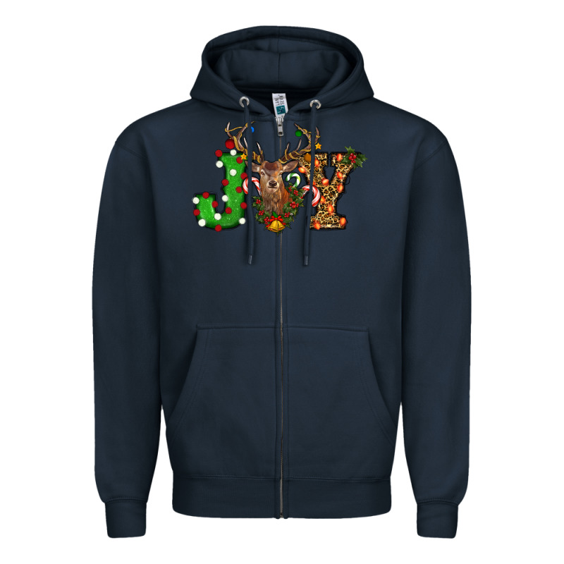 Christmas Joy Zipper Hoodie by RanaPortraitStore | Teevron