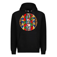 Black dominican republic coasters Premium Hoodie - AdoDesignShop