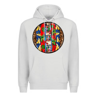 Dove Grey dominican republic coasters Premium Hoodie - AdoDesignShop