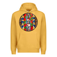 Mustard dominican republic coasters Premium Hoodie - AdoDesignShop