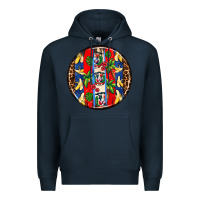 Navy dominican republic coasters Premium Hoodie - AdoDesignShop