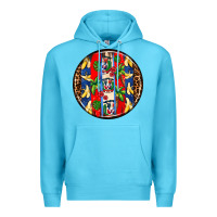 Ocean Blue dominican republic coasters Premium Hoodie - AdoDesignShop