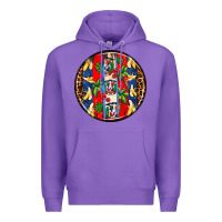 Purple dominican republic coasters Premium Hoodie - AdoDesignShop