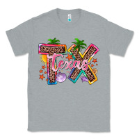 Heather Grey texas summer Classic Tee - Zillion Design Studio