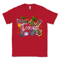 Red texas summer Classic Tee - Zillion Design Studio