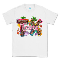 White texas summer Classic Tee - Zillion Design Studio