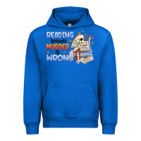 Cobalt reading because murder is wrong Urban Hoodie - MaliasSmallBusiness