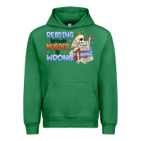 Emerald reading because murder is wrong Urban Hoodie - MaliasSmallBusiness