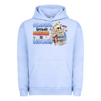Pigment Grape Ice reading because murder is wrong Urban Hoodie - MaliasSmallBusiness