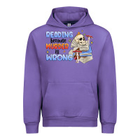 Tulip reading because murder is wrong Urban Hoodie - MaliasSmallBusiness