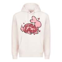 Pale Pink happy easter Premium Hoodie - MaliasSmallBusiness