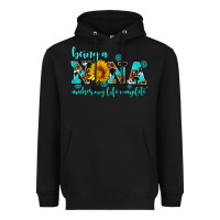 Black being a nana makes my life complete Heavyweight Hoodie - AdoDesignShop