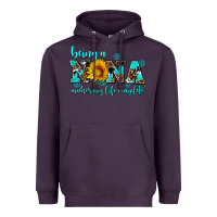 Plum being a nana makes my life complete Heavyweight Hoodie - AdoDesignShop