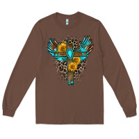 Chestnut gemstone cross Long Sleeve Tee - Zillion Design Studio