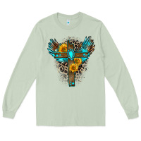 Matcha gemstone cross Long Sleeve Tee - Zillion Design Studio