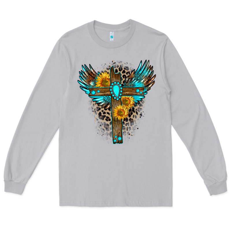 Gemstone Cross Long Sleeve Tee by Zillion Design Studio | Teevron