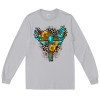 Moon Dust gemstone cross Long Sleeve Tee - Zillion Design Studio
