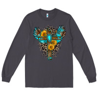 Smoke gemstone cross Long Sleeve Tee - Zillion Design Studio