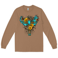 Toasted Coconut gemstone cross Long Sleeve Tee - Zillion Design Studio