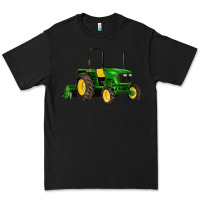 Black farm tractor Premium Tee - Artiststas