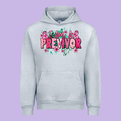 I Am A Previvor Urban Hoodie Designed By Nancycooperartshop