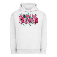 Pigment Lunar Rock i am a previvor Urban Hoodie - NancyCooperArtShop