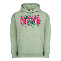 Pigment Oil Green i am a previvor Urban Hoodie - NancyCooperArtShop