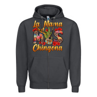 Smoke La Mama mas Chingona Zipper Hoodie - texasbilliewilder