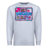Heather Grey me sarcastic nah Premium Sweatshirt - AdoDesignShop