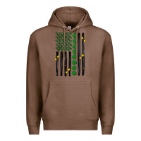 Chestnut shamrock usa flag Premium Hoodie - MaliasSmallBusiness