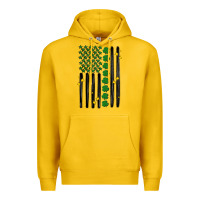 Lemon shamrock usa flag Premium Hoodie - MaliasSmallBusiness