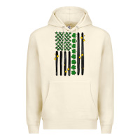 Sandshell shamrock usa flag Premium Hoodie - MaliasSmallBusiness