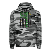 Slate Camo shamrock usa flag Premium Hoodie - MaliasSmallBusiness
