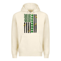 Tofu shamrock usa flag Premium Hoodie - MaliasSmallBusiness