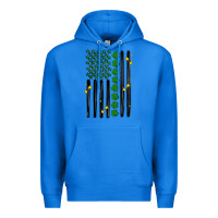 True Royal shamrock usa flag Premium Hoodie - MaliasSmallBusiness