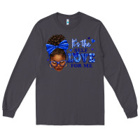 Smoke sorority colors it's the self love for me afro wom Long Sleeve Tee - texasbilliewilder
