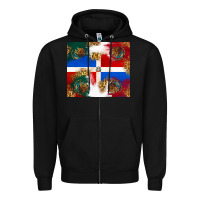 Black Mexican and Dominican Republic Zipper Hoodie - texasbilliewilder
