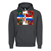 Smoke Mexican and Dominican Republic Zipper Hoodie - texasbilliewilder