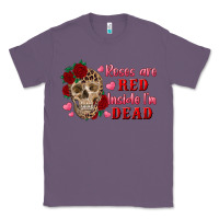 Lavender roses are red inside i'm dead Skull Classic Tee - RanaPortraitStore