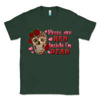Sports Green roses are red inside i'm dead Skull Classic Tee - RanaPortraitStore