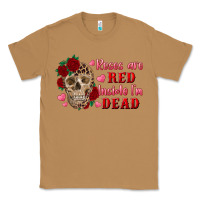 Toasted Coconut roses are red inside i'm dead Skull Classic Tee - RanaPortraitStore