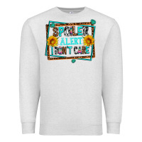 Oatmeal Heather spoiler alert i dont care Premium Sweatshirt - AdoDesignShop