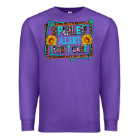 Purple spoiler alert i dont care Premium Sweatshirt - AdoDesignShop
