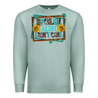 Seafoam spoiler alert i dont care Premium Sweatshirt - AdoDesignShop